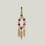 Diamond and Ruby Fringe Pendant