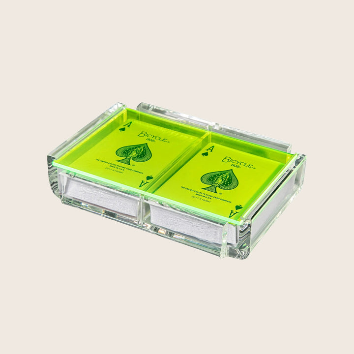 La Pinta Luxe Card Deck Neon Green