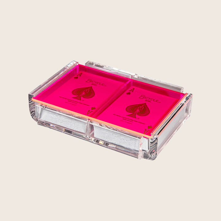 La Pinta Luxe Card Deck Neon Pink