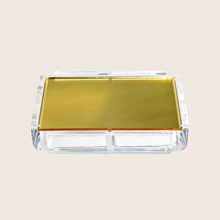 La Pinta Luxe Card Deck Gold Mirror