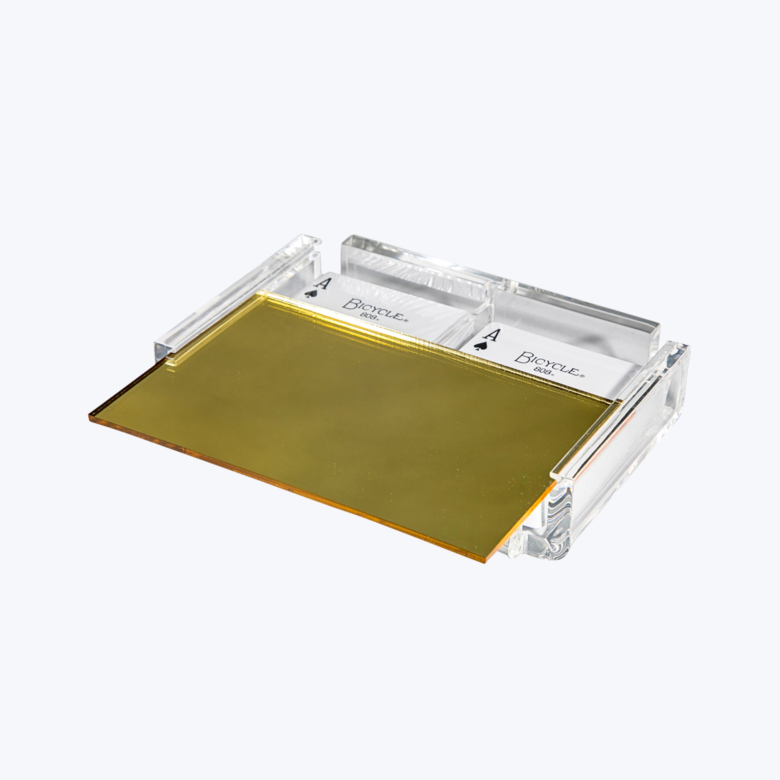 La Pinta Luxe Card Deck Gold Mirror