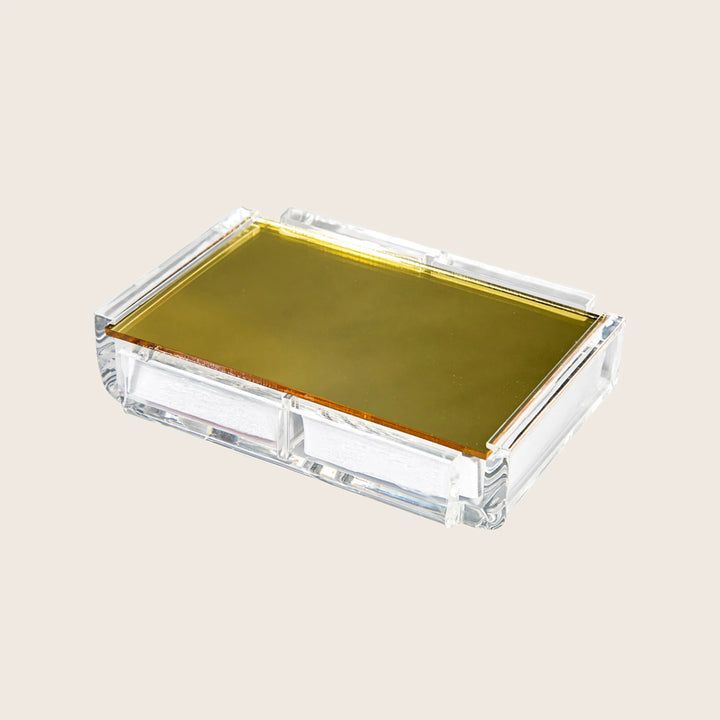 La Pinta Luxe Card Deck Gold Mirror
