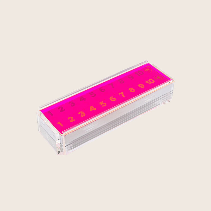 El Rumi Tile Game Set Neon Pink