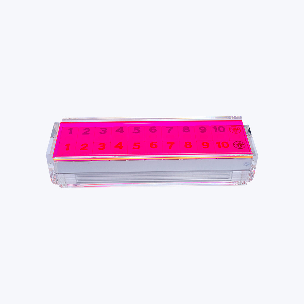 El Rumi Tile Game Set Neon Pink