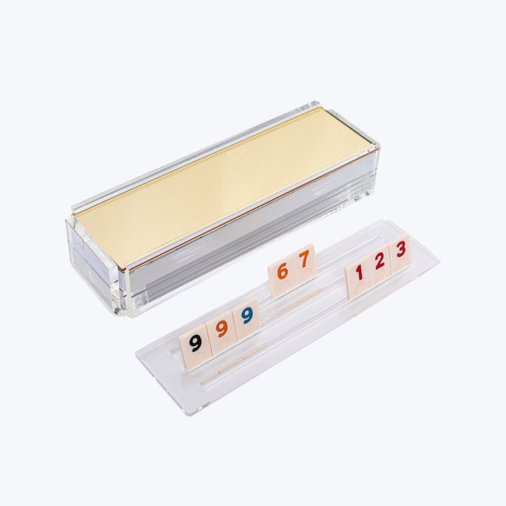 El Rumi Tile Game Set Gold Mirror