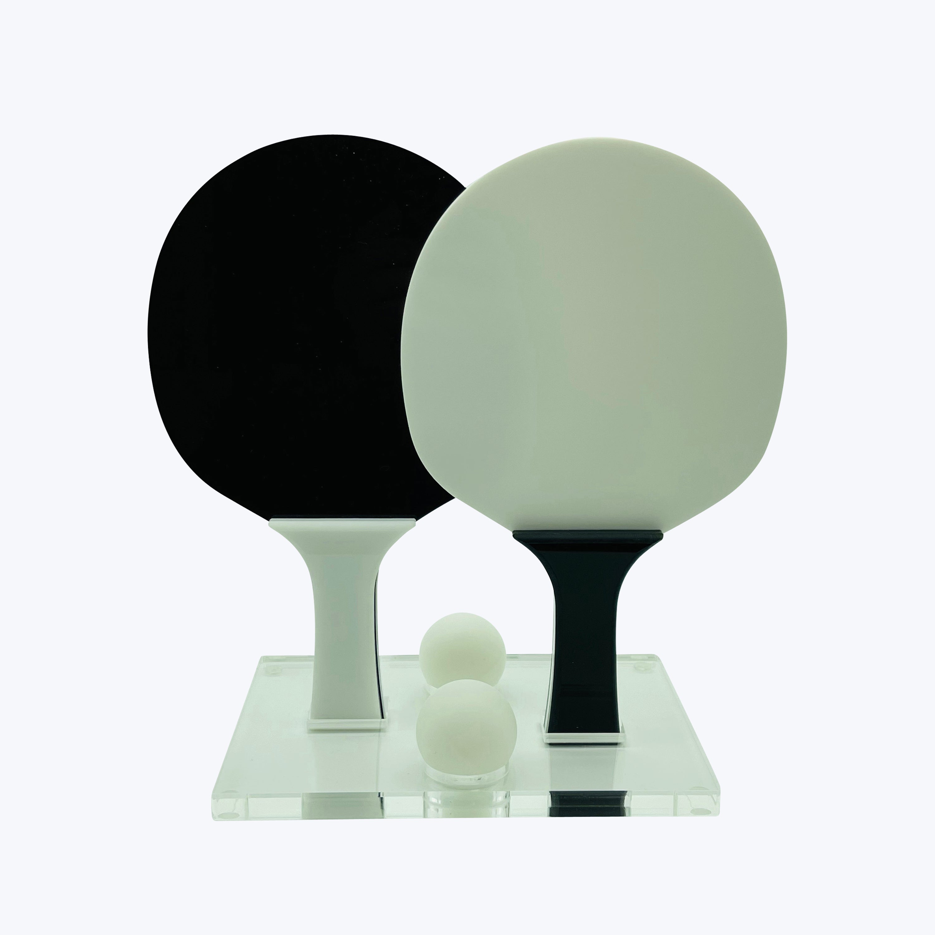 El Ping Pong Set Solid White/Solid Black
