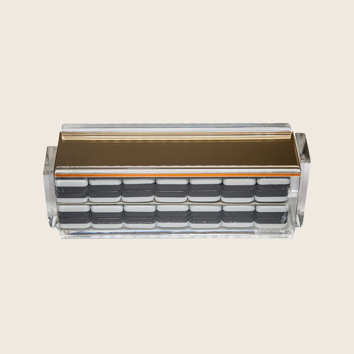 El Tigre Domino Set Gold Mirror