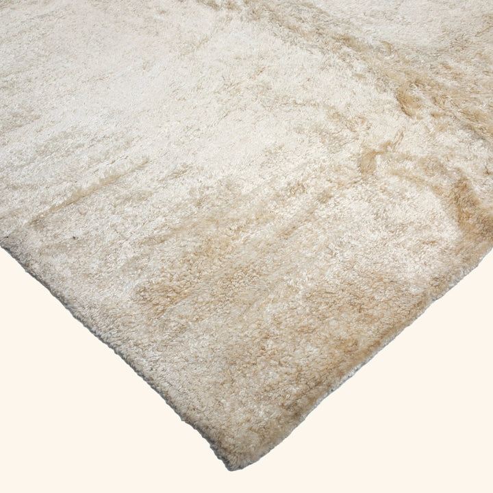 Solid Shag White Rug - 13' x 18'
