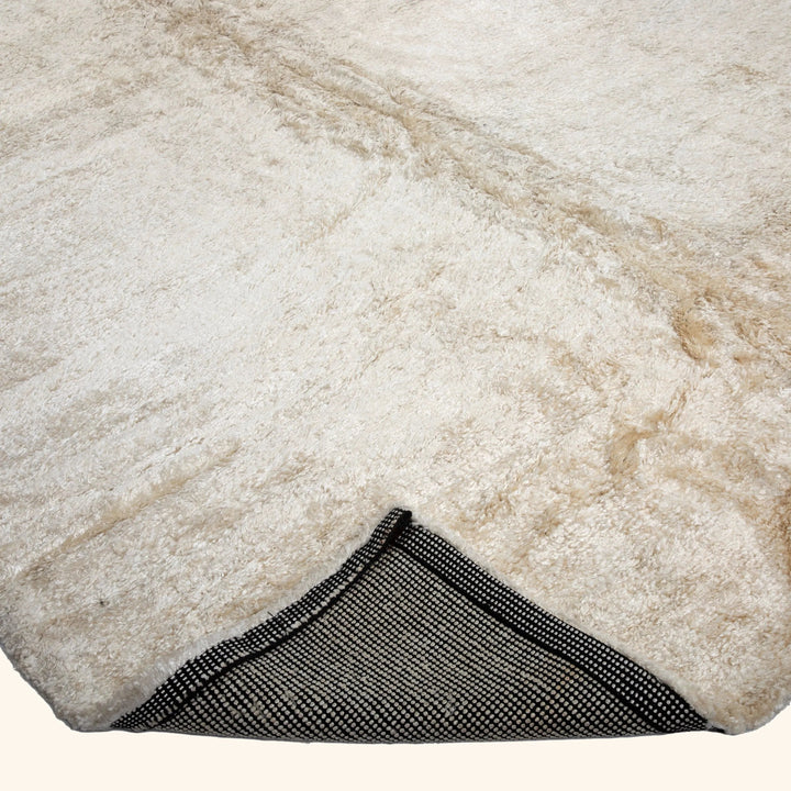 Solid Shag White Rug - 13' x 18'
