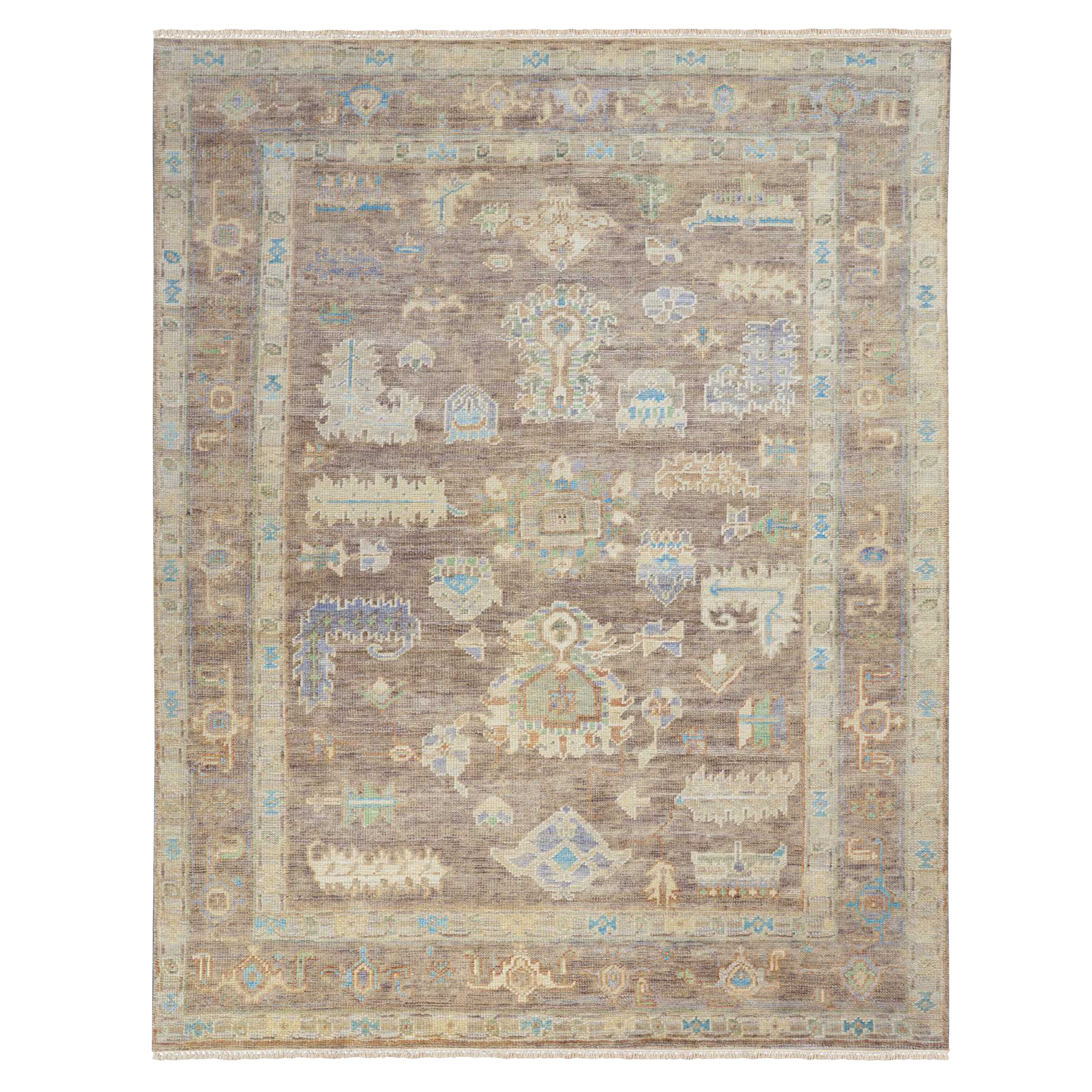 Oushak Style Wool Rug - 10' x 14' Default Title