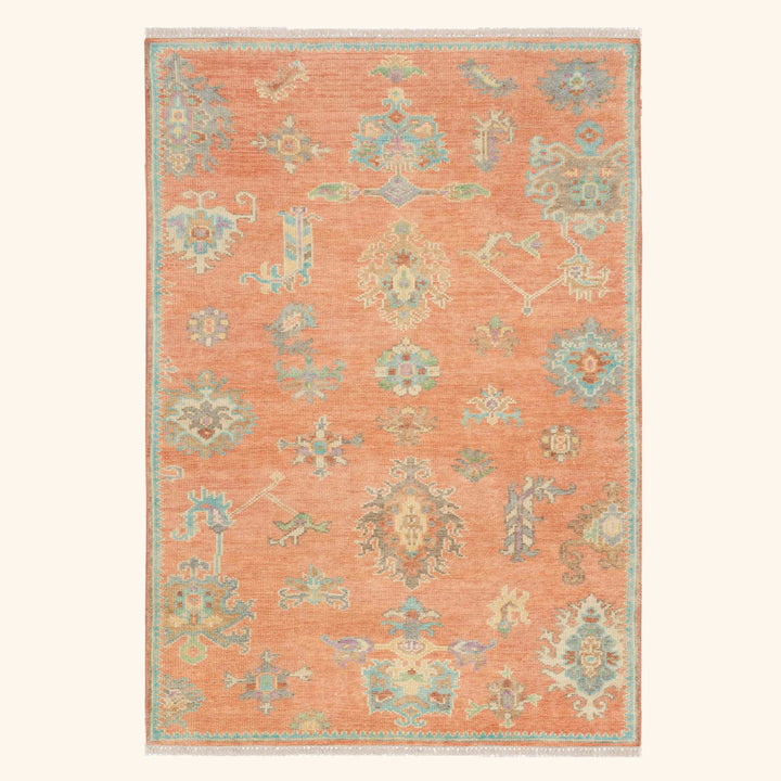 Oushak Style Wool Rug - 5'6" x 8' Default Title