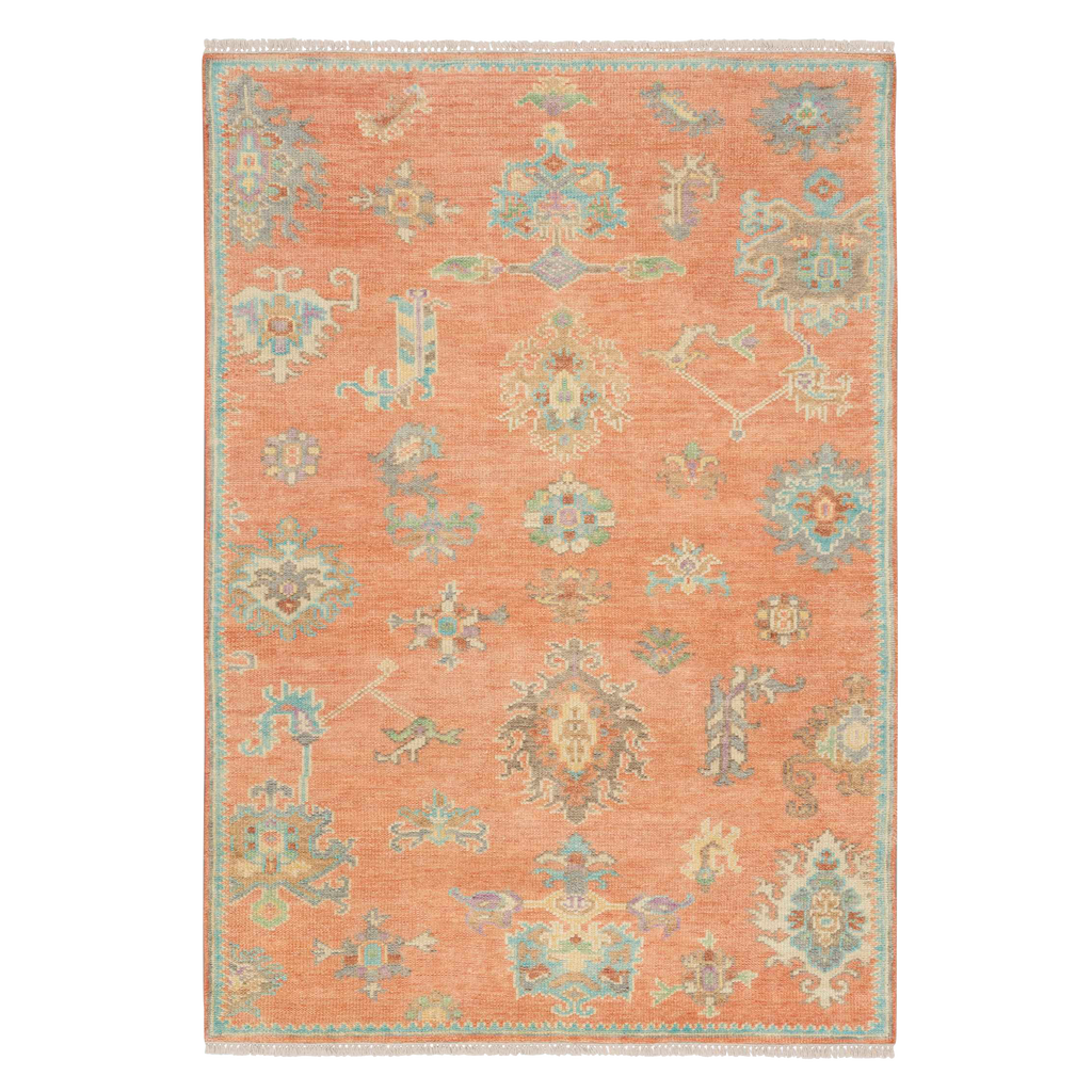 Oushak Style Wool Rug - 5'6" x 8' Default Title