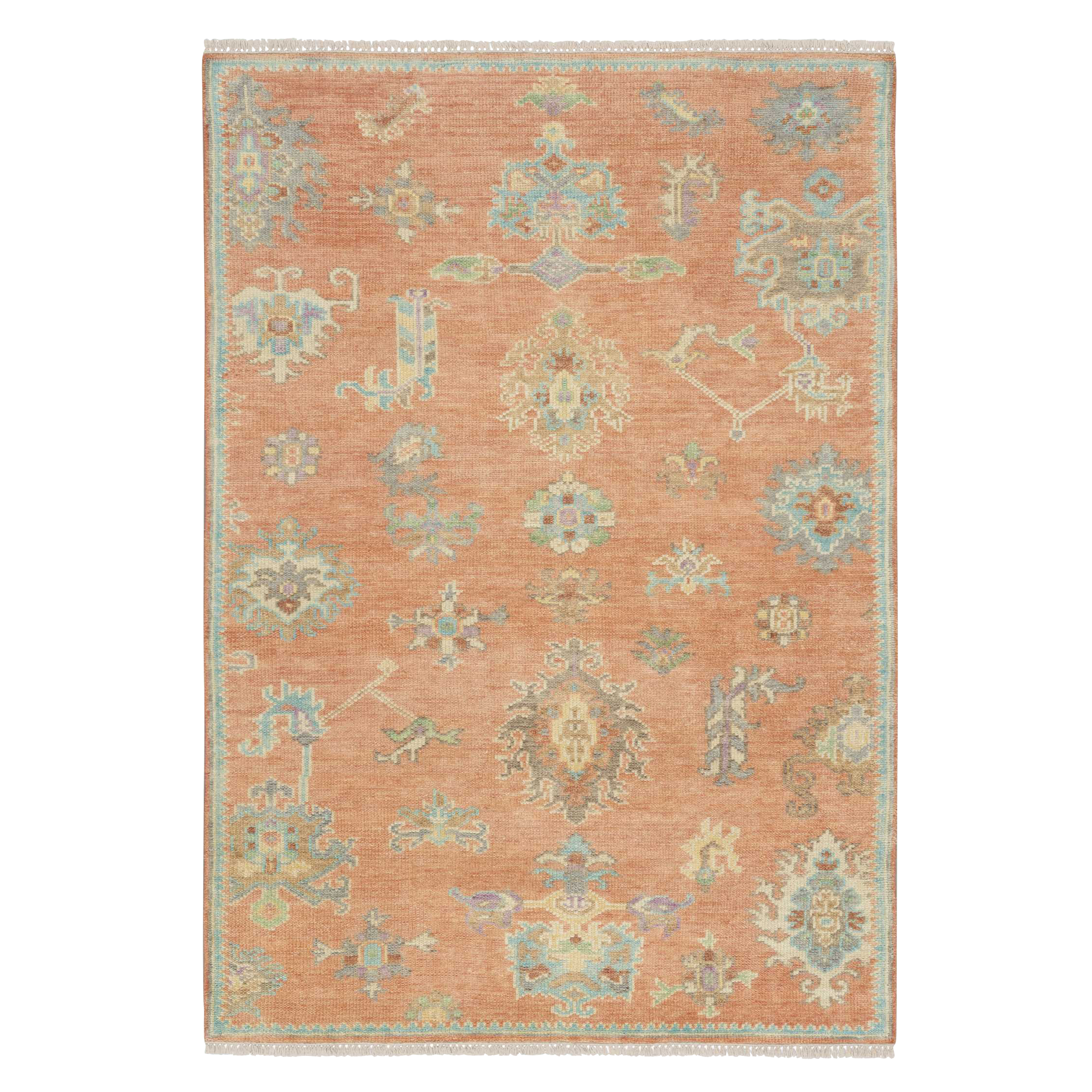 Oushak Style Wool Rug - 5'6" x 8' Default Title