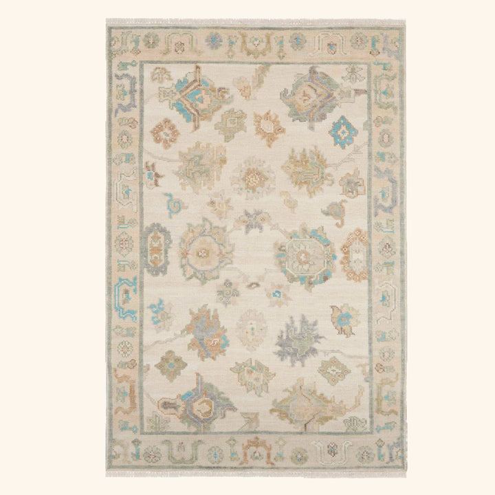 Oushak Style Wool Rug - 5'6" x 8' Default Title