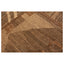 Brown Zameen Modern Wool Rug - 9'8" x 11'10"