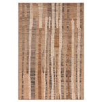 Brown Zameen Mid Century Modern Rug - 6'4" x 9'5"