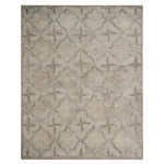 Beige Modern Silk Rug - 8' x 10'3"