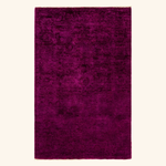 Color Reform, One-of-a-Kind Hand-Knotted Area Rug - Purple, 3' 10" x 6' 2" Default Title