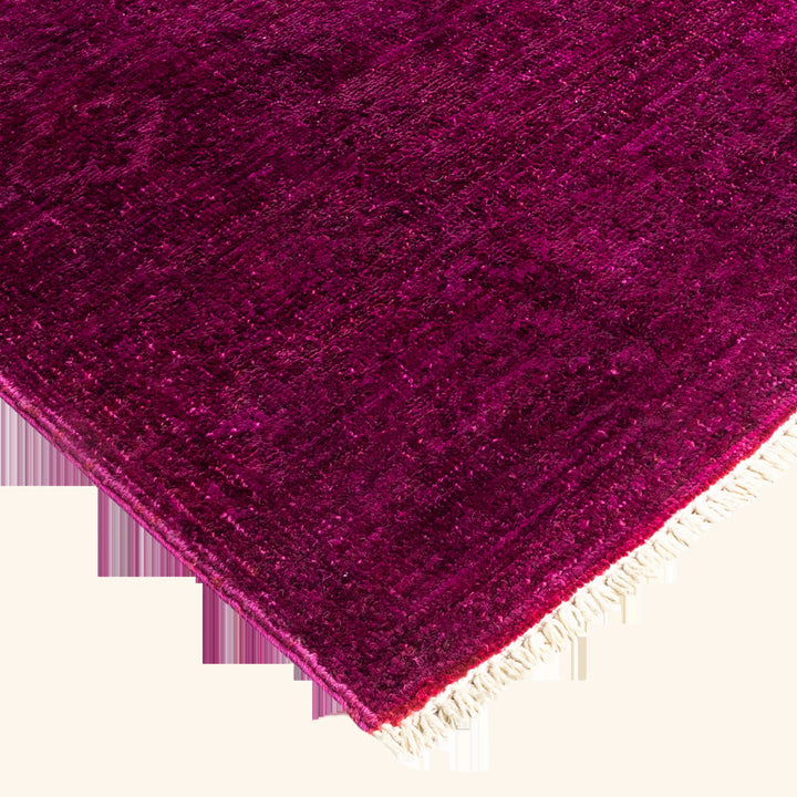 Color Reform, One-of-a-Kind Hand-Knotted Area Rug - Purple, 3' 10" x 6' 2" Default Title