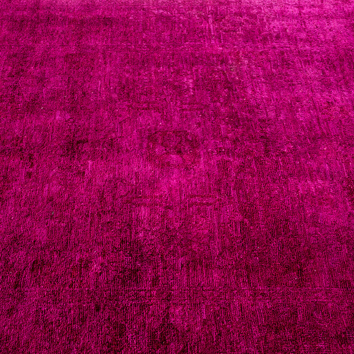 Color Reform, One-of-a-Kind Hand-Knotted Area Rug - Purple, 3' 10" x 6' 2" Default Title