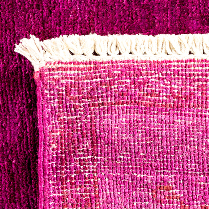 Color Reform, One-of-a-Kind Hand-Knotted Area Rug - Purple, 3' 10" x 6' 2" Default Title