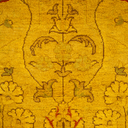 Color Reform, One-of-a-Kind Hand-Knotted Area Rug - Yellow, 4' 2" x 6' 4" Default Title