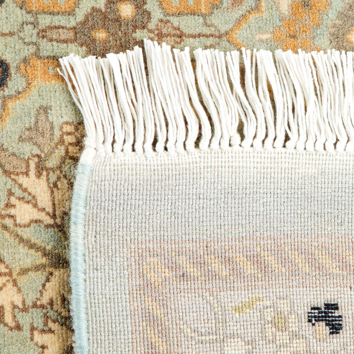 Tribal, One-of-a-Kind Hand-Knotted Area Rug - Light Blue, 2' 7" x 11' 10" Default Title