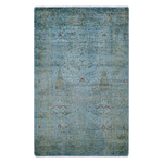 Color Reform, One-of-a-Kind Handmade Area Rug - Light Blue, 3' 10" x 6' 1" Default Title