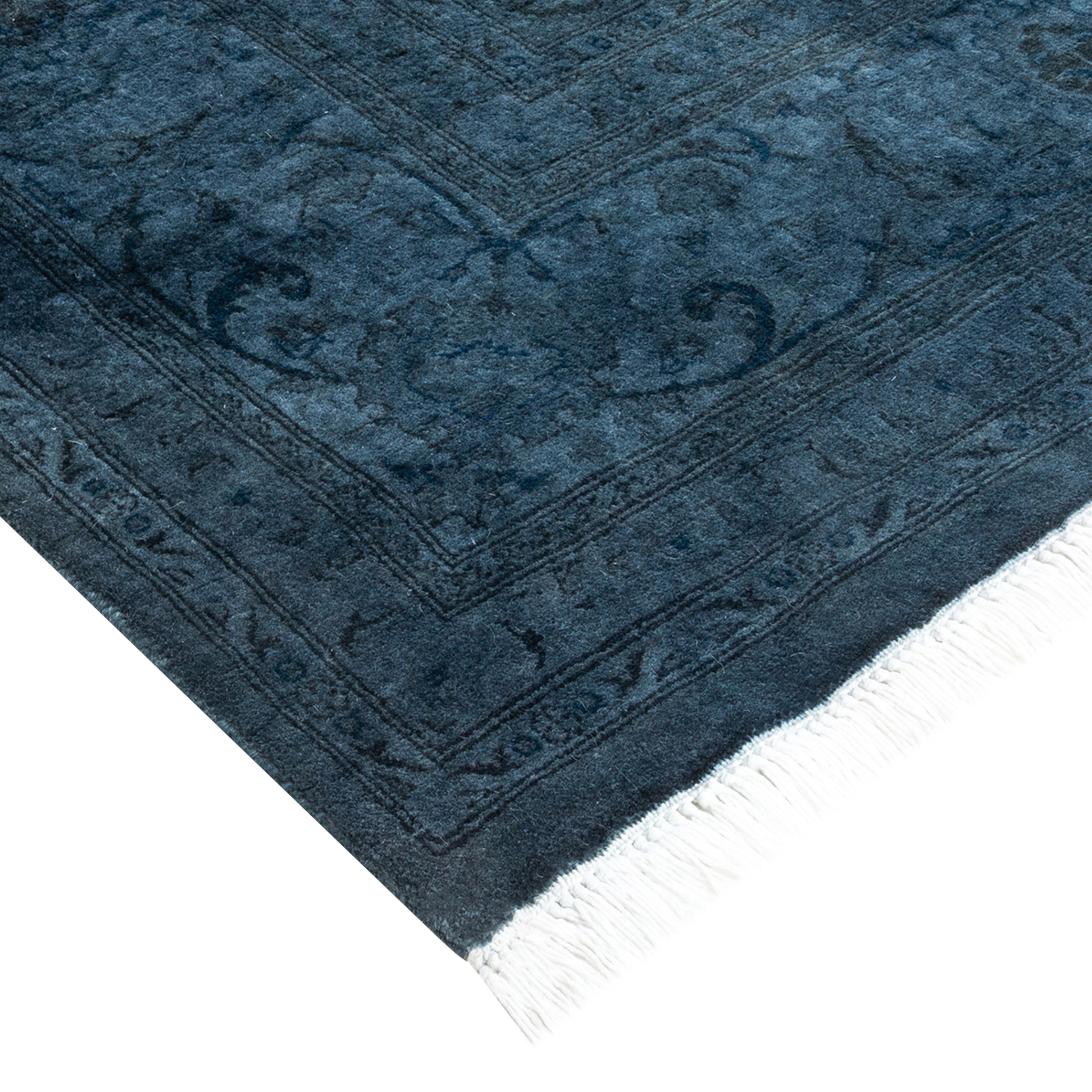 Color Reform, One-of-a-Kind Hand-Knotted Area Rug - Gray, 6' 1" x 9' 1" Default Title