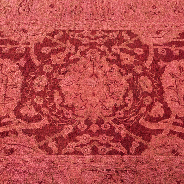 Color Reform, One-of-a-Kind Hand-Knotted Area Rug - Red , 2' 8" x 12' 3" Default Title