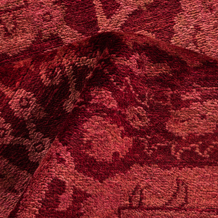 Color Reform, One-of-a-Kind Hand-Knotted Area Rug - Red , 2' 8" x 12' 3" Default Title