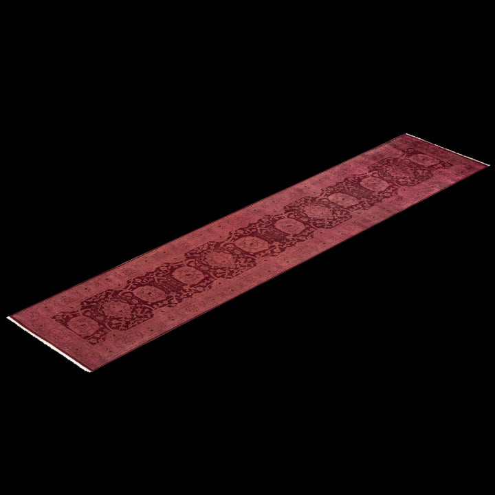 Color Reform, One-of-a-Kind Hand-Knotted Area Rug - Red , 2' 8" x 12' 3" Default Title