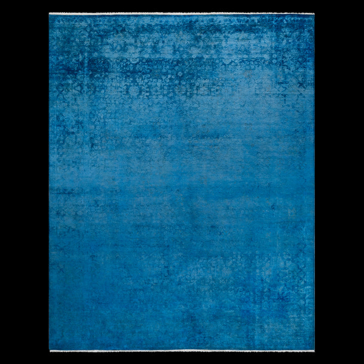 Color Reform, One-of-a-Kind Hand-Knotted Area Rug - Light Blue, 8' 0" x 9' 10" Default Title