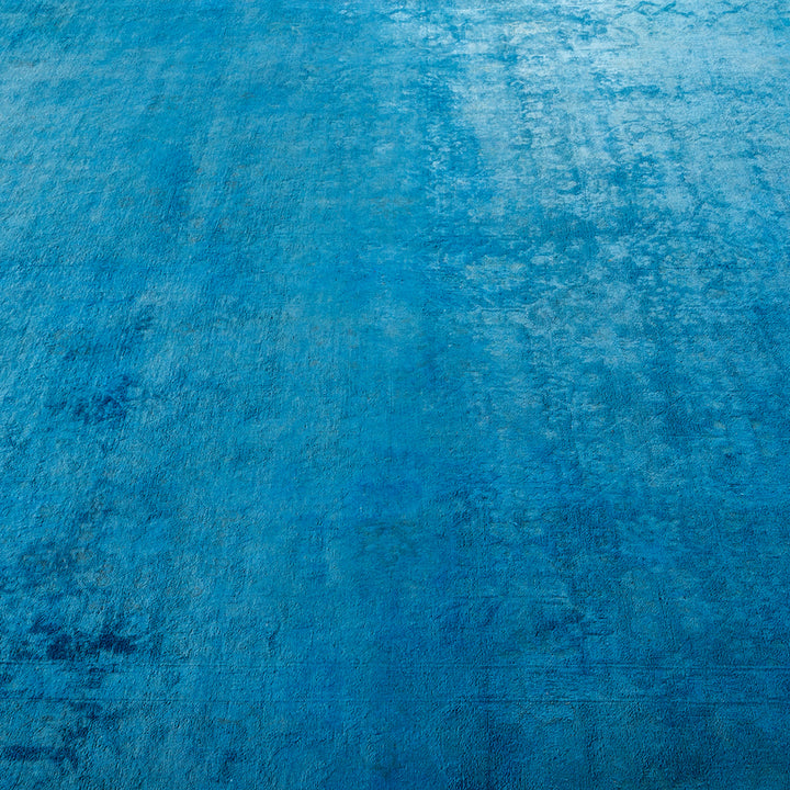 Color Reform, One-of-a-Kind Hand-Knotted Area Rug - Light Blue, 8' 0" x 9' 10" Default Title