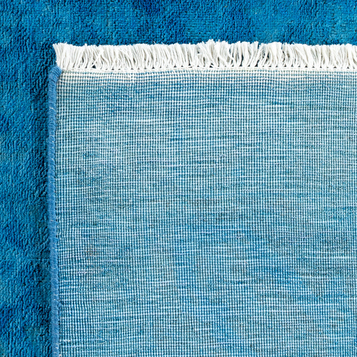 Color Reform, One-of-a-Kind Hand-Knotted Area Rug - Light Blue, 8' 0" x 9' 10" Default Title