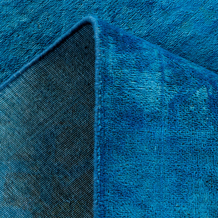 Color Reform, One-of-a-Kind Hand-Knotted Area Rug - Light Blue, 8' 0" x 9' 10" Default Title