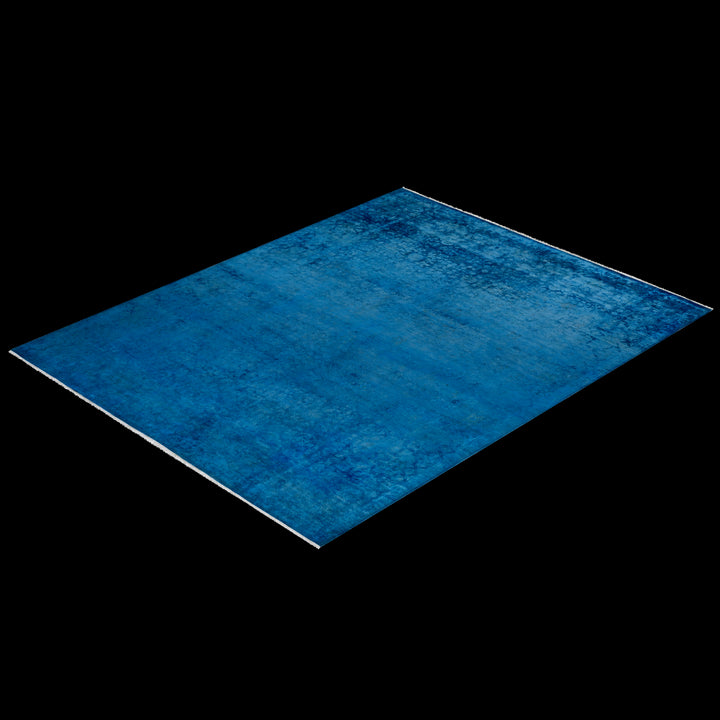 Color Reform, One-of-a-Kind Hand-Knotted Area Rug - Light Blue, 8' 0" x 9' 10" Default Title