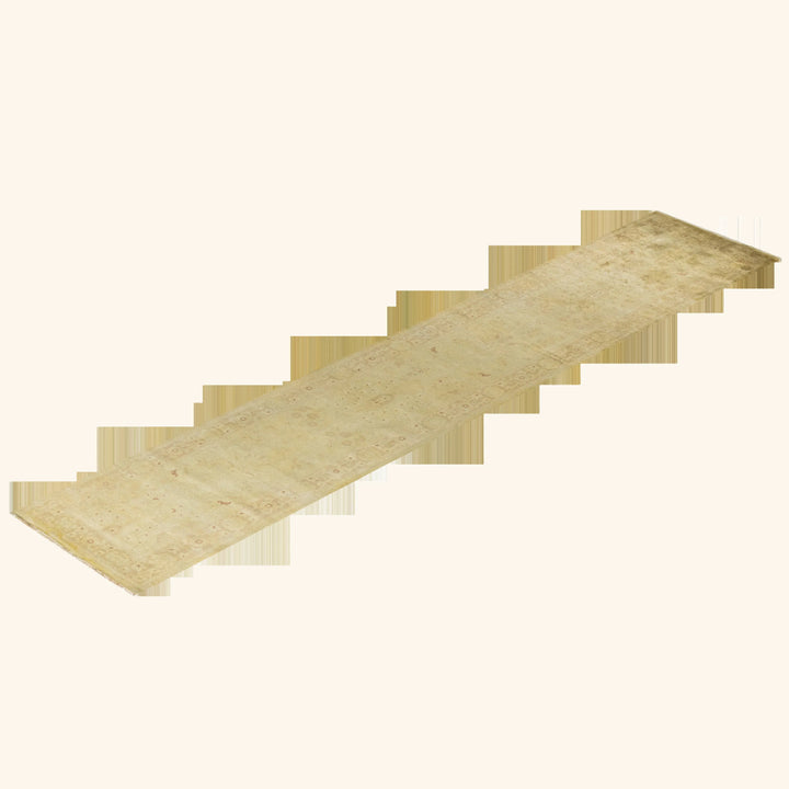 Color Reform, One-of-a-Kind Hand-Knotted Area Rug - Yellow, 2' 7" x 13' 9" Default Title