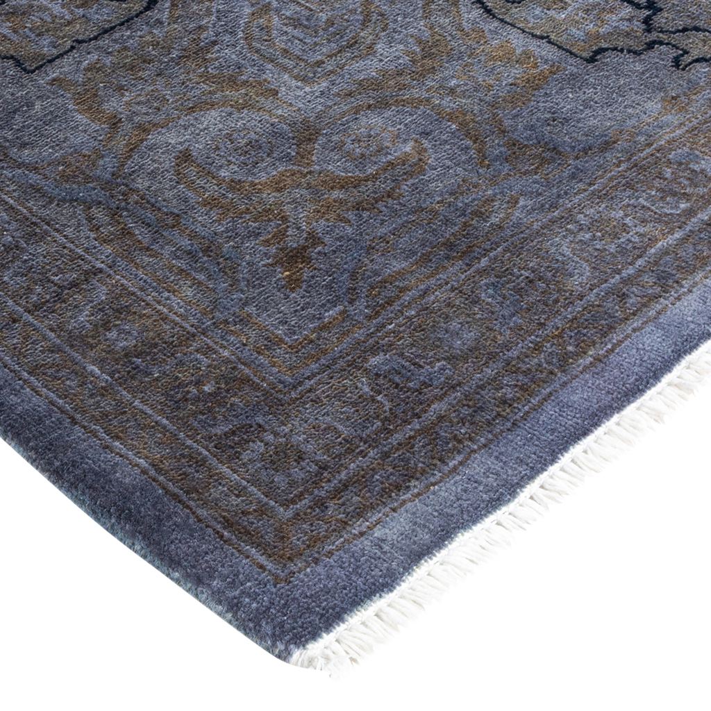 Color Reform, One-of-a-Kind Hand-Knotted Area Rug - Gray, 6' 2" x 9' 1" Default Title