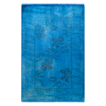 Color Reform, One-of-a-Kind Hand-Knotted Area Rug - Blue, 4' 6" x 6' 10" Default Title