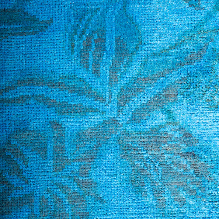 Color Reform, One-of-a-Kind Hand-Knotted Area Rug - Blue, 4' 6" x 6' 10" Default Title