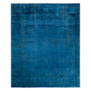 Color Reform, One-of-a-Kind Hand-Knotted Area Rug - Light Blue, 8' 1" x 9' 10" Default Title