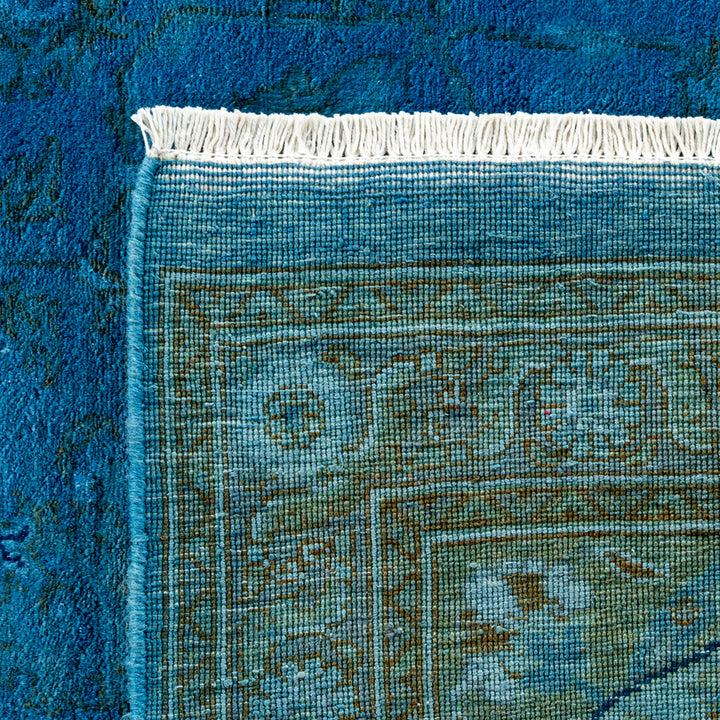 Color Reform, One-of-a-Kind Hand-Knotted Area Rug - Light Blue, 8' 1" x 9' 10" Default Title