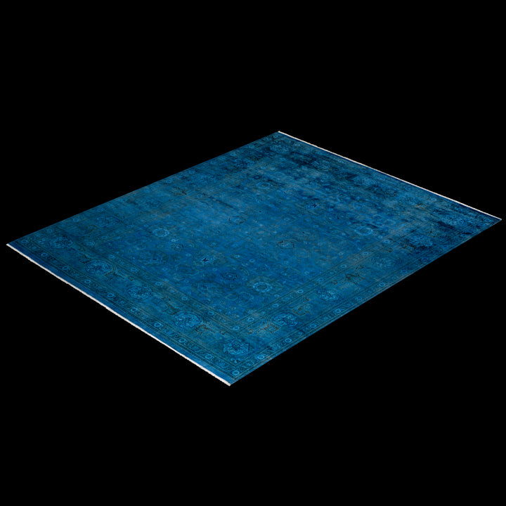 Color Reform, One-of-a-Kind Hand-Knotted Area Rug - Light Blue, 8' 1" x 9' 10" Default Title