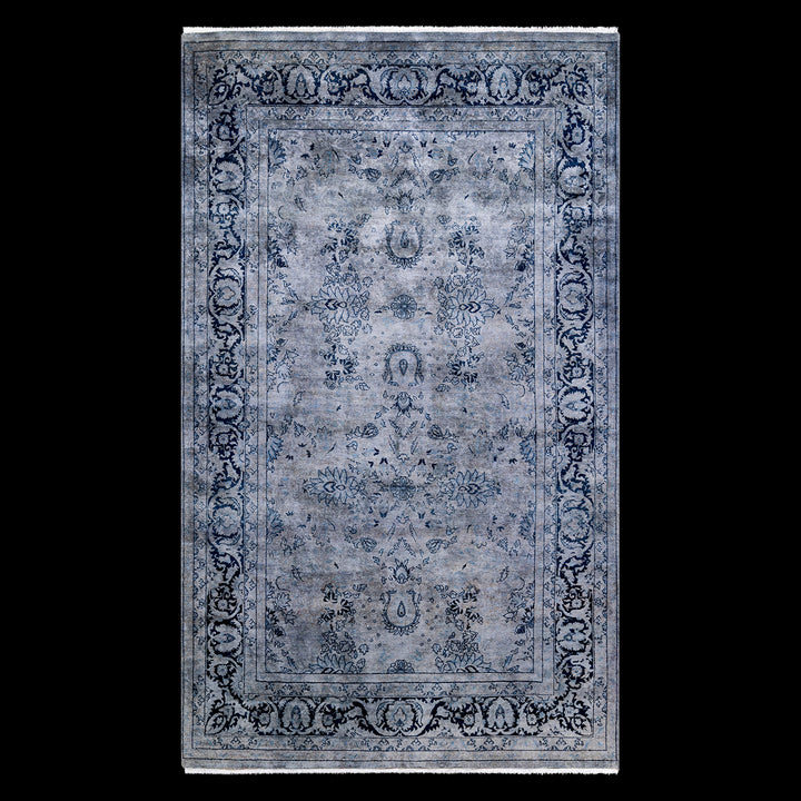 Color Reform, One-of-a-Kind Hand-Knotted Area Rug - Gray, 4' 6" x 7' 5" Default Title