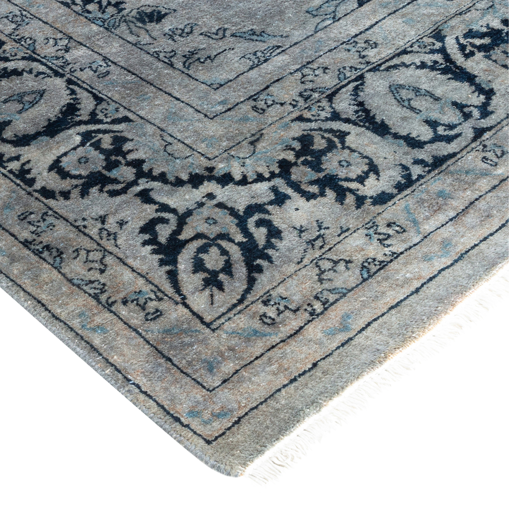 Color Reform, One-of-a-Kind Hand-Knotted Area Rug - Gray, 4' 6" x 7' 5" Default Title