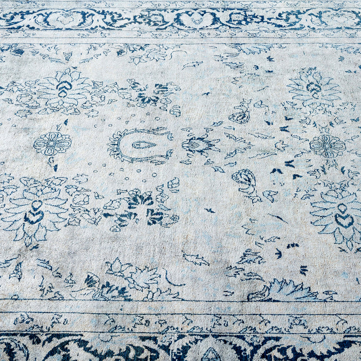 Color Reform, One-of-a-Kind Hand-Knotted Area Rug - Gray, 4' 6" x 7' 5" Default Title