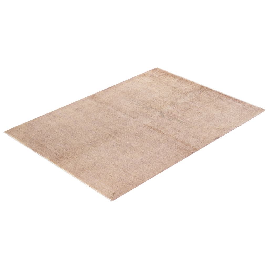 Color Reform, One-of-a-Kind Hand-Knotted Area Rug - Beige, 4' 10" x 6' 7" Default Title