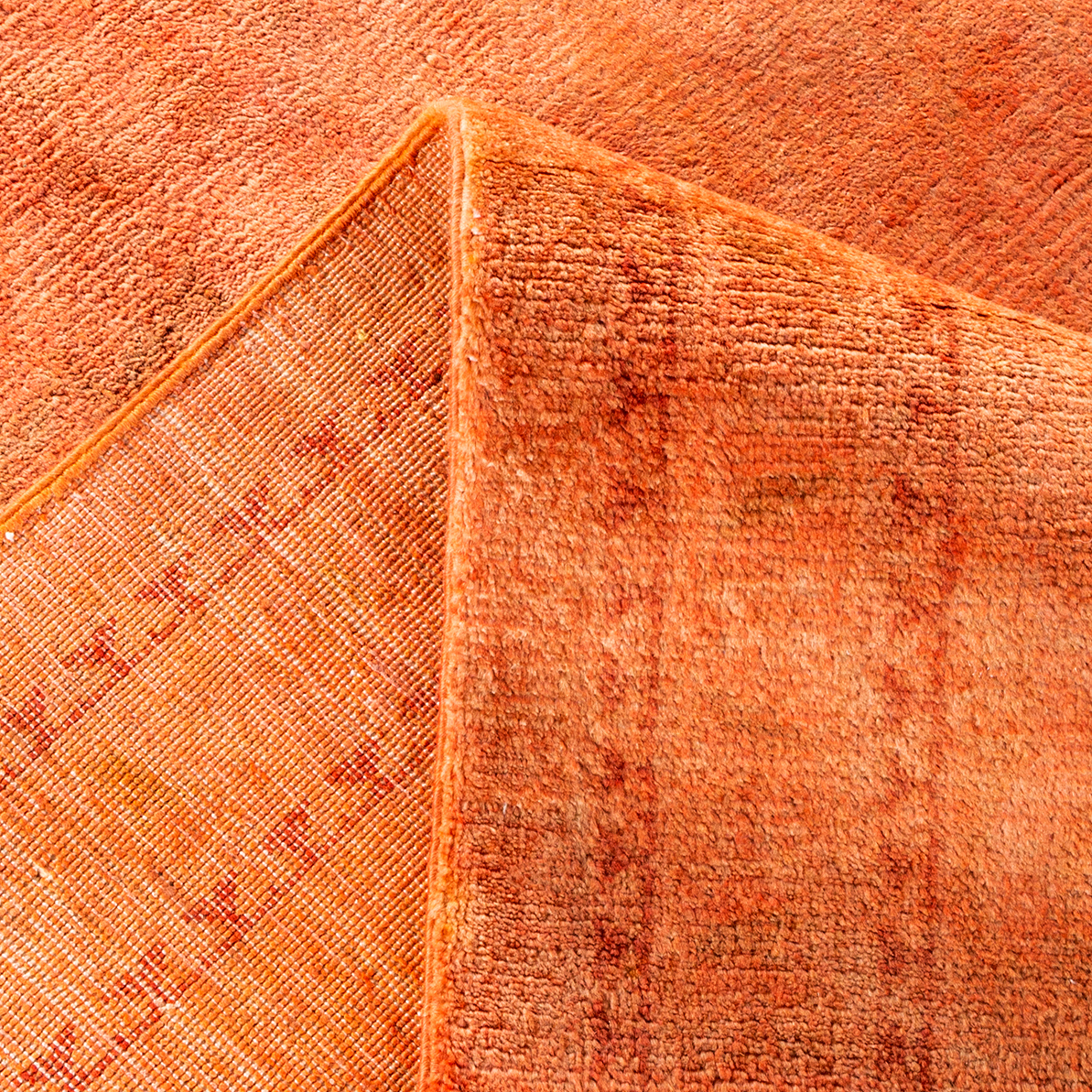 Color Reform, One-of-a-Kind Handmade Area Rug - Orange, 15' 1" x 12' 1" Default Title