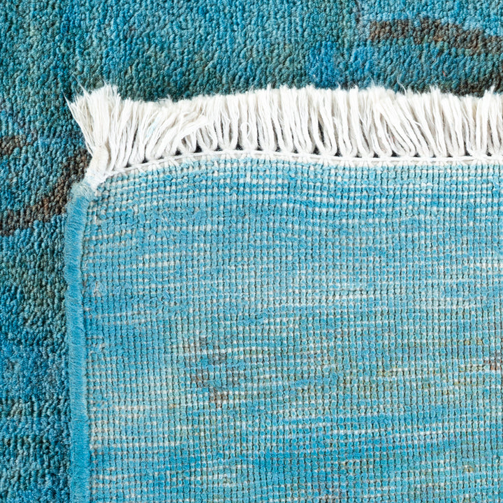 Color Reform, One-of-a-Kind Hand-Knotted Area Rug - Light Blue, 10' 1" x 14' 0" Default Title